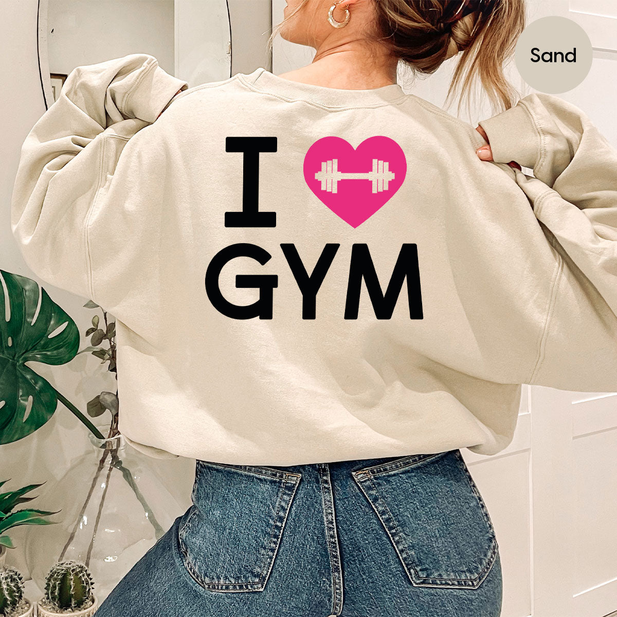 Fitness T-Shirt, GYM Shirt, I Love GYM T-Shirt, T-Shirt For Bodybuilder