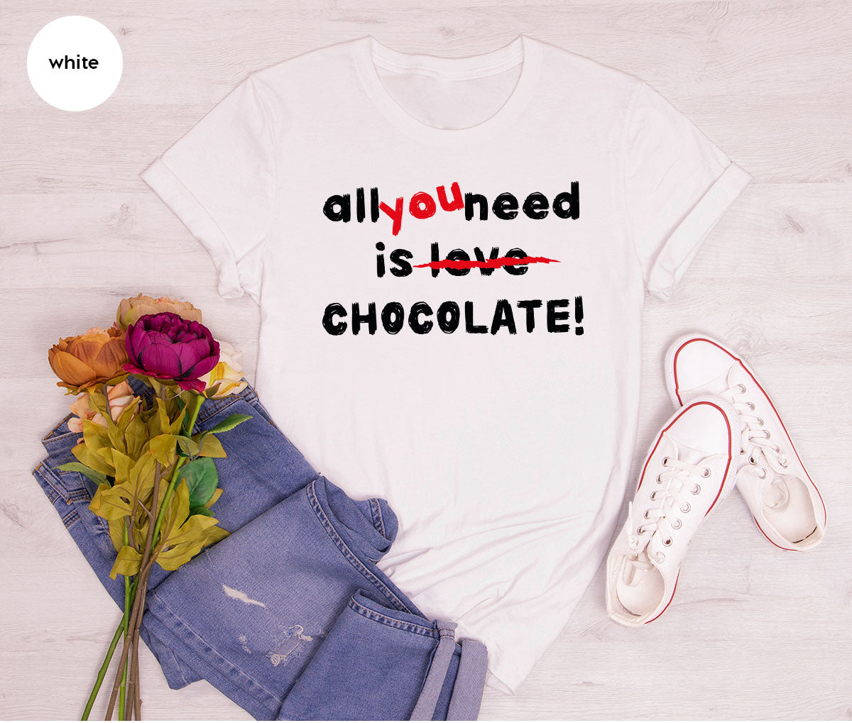 Anti Love Shirt, Chocolate T-Shirt, Anti Valentine's Day T-Shirt