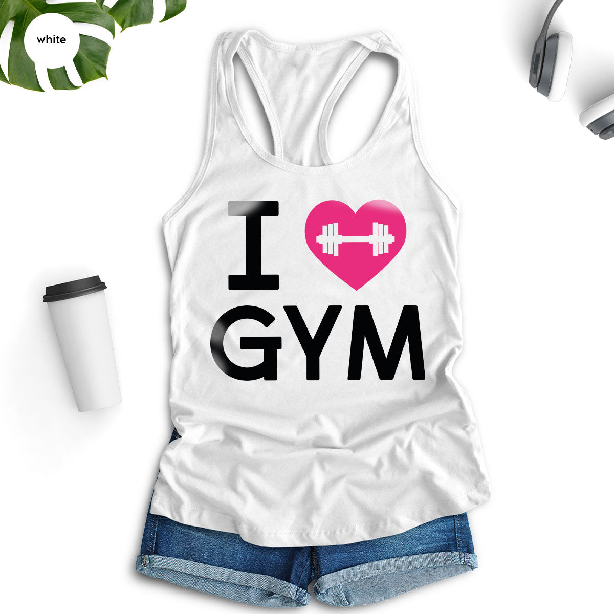 Fitness T-Shirt, GYM Shirt, I Love GYM T-Shirt, T-Shirt For Bodybuilder