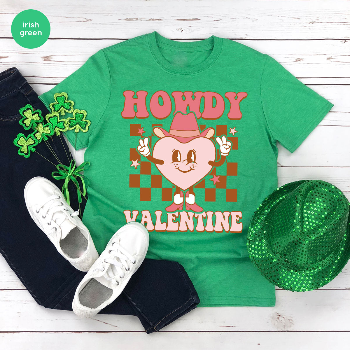 Howdy Valentine Shirt, 2023 Valentine's Day Shirt, Cute Feb 14 Tee