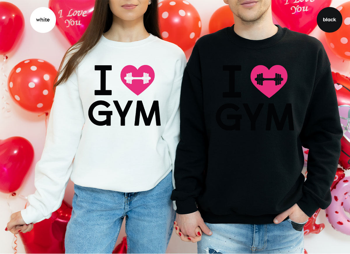 Fitness T-Shirt, GYM Shirt, I Love GYM T-Shirt, T-Shirt For Bodybuilder