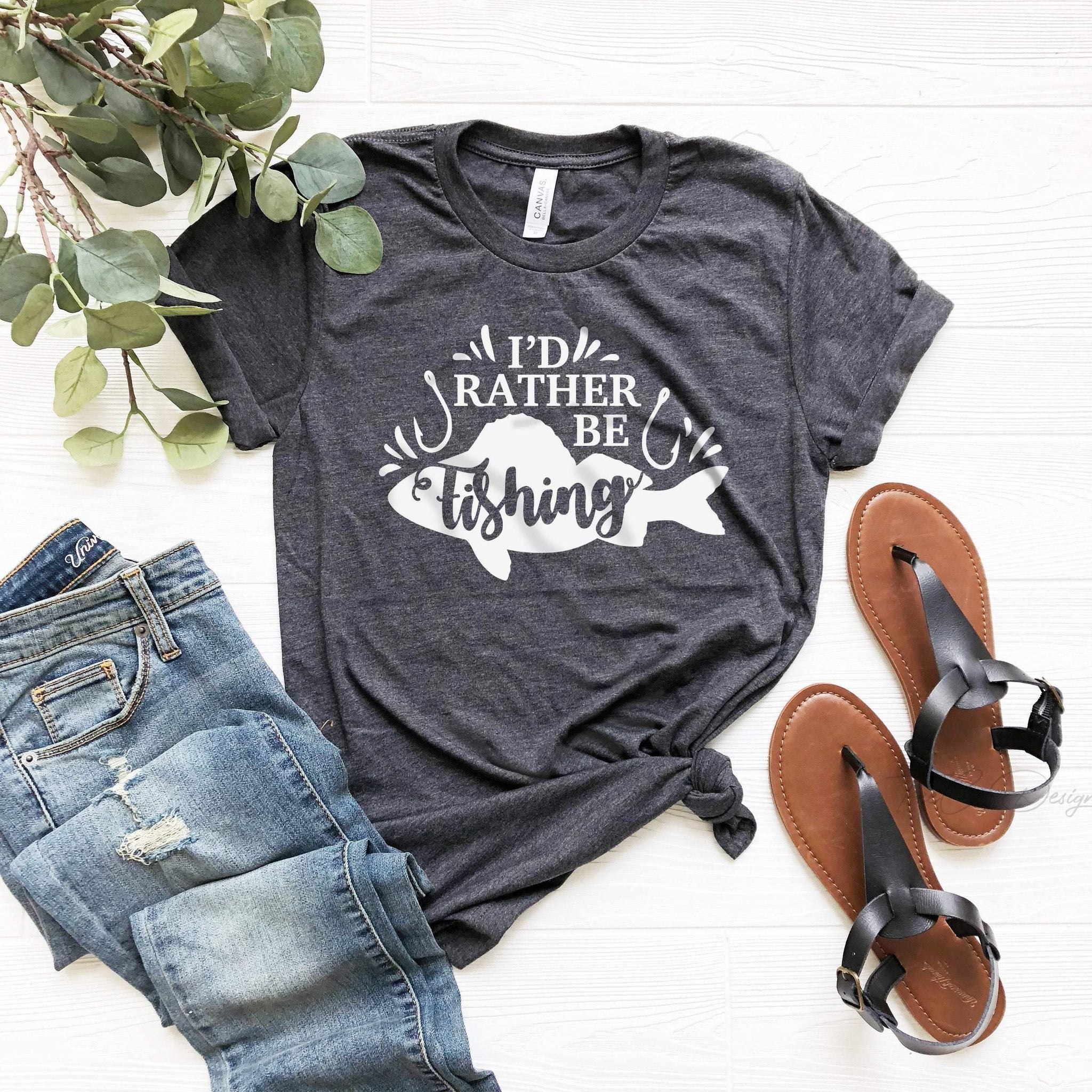 Fishing Funny Shirt, Fishing Girl Shirt, Mom Fishing Shirt, Fishing Gi –