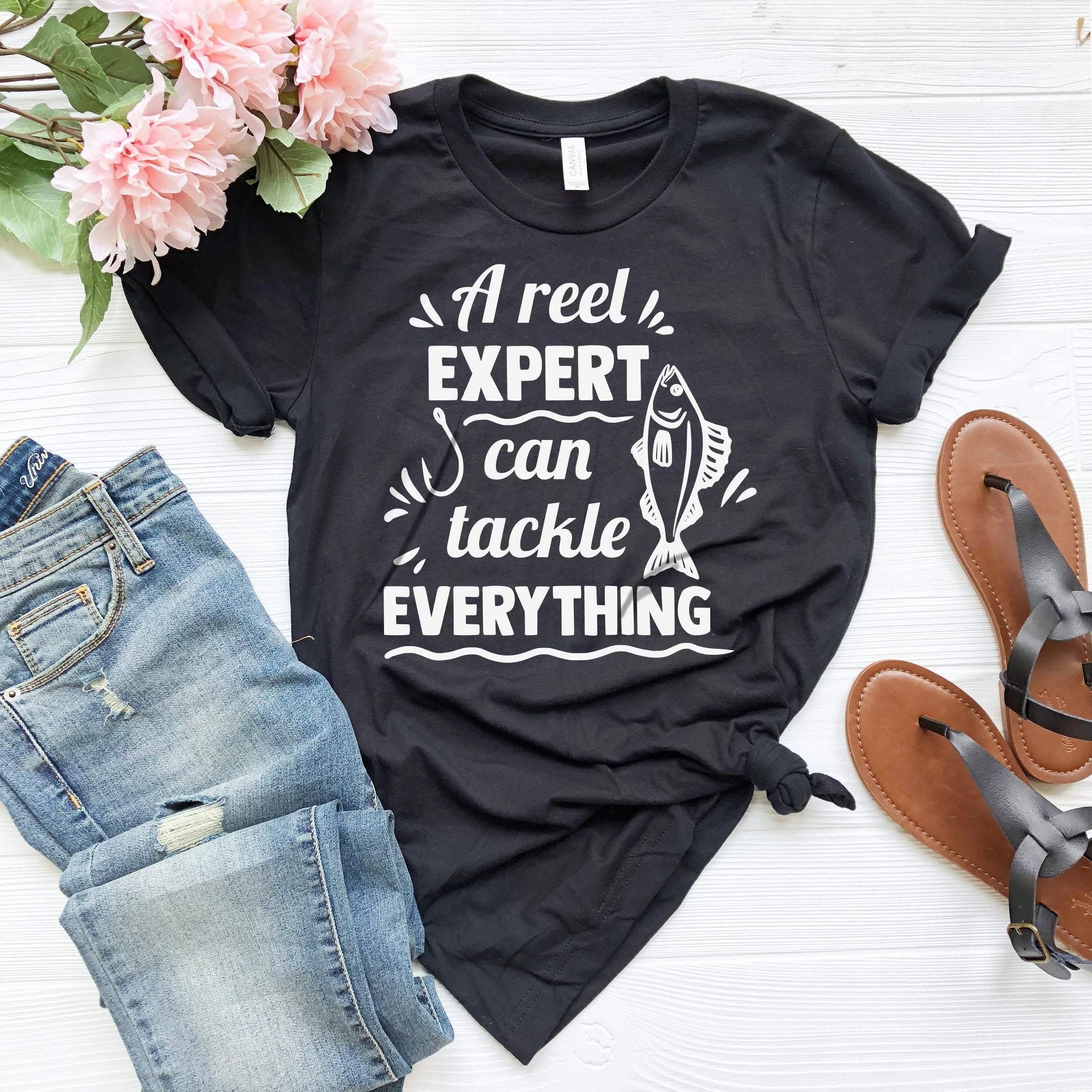 Reel Cool Grandpa T-shirt Fishing Shirt Father's Day Gift Fisherman Tee Top  Birthday Shirts Mama Women/Men Funny Unisex 