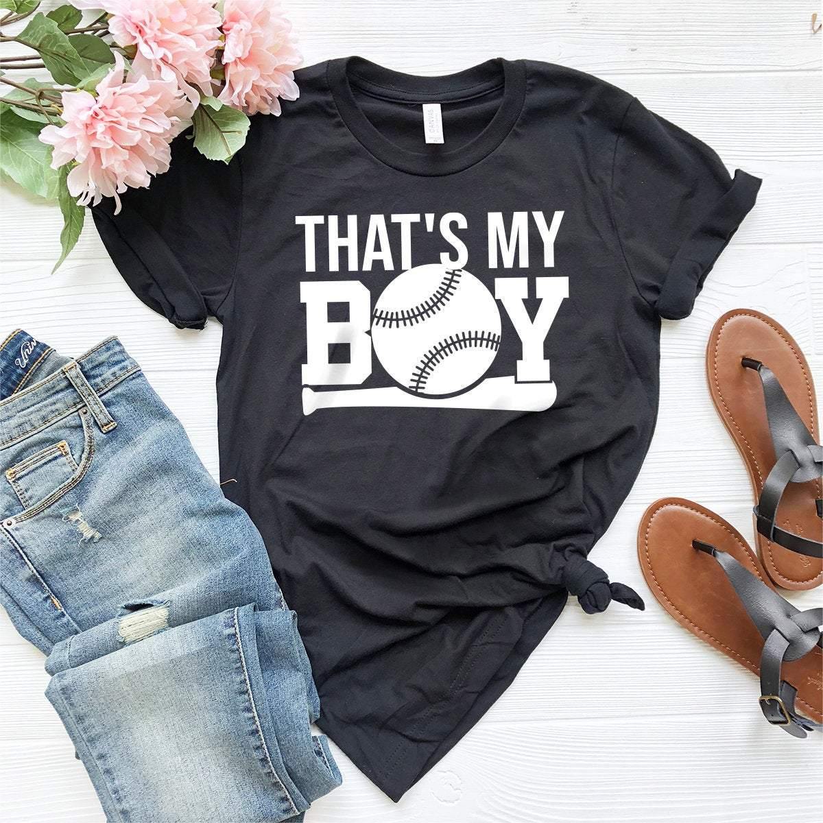 Baseball Mom T-Shirt, Baseball Mom, Baseball Mom Shirts, Baseball Mom Tee, Baseball Mama Shirt, That's My Boy Shirt, Softball Mom Shirt - Fastdeliverytees.com