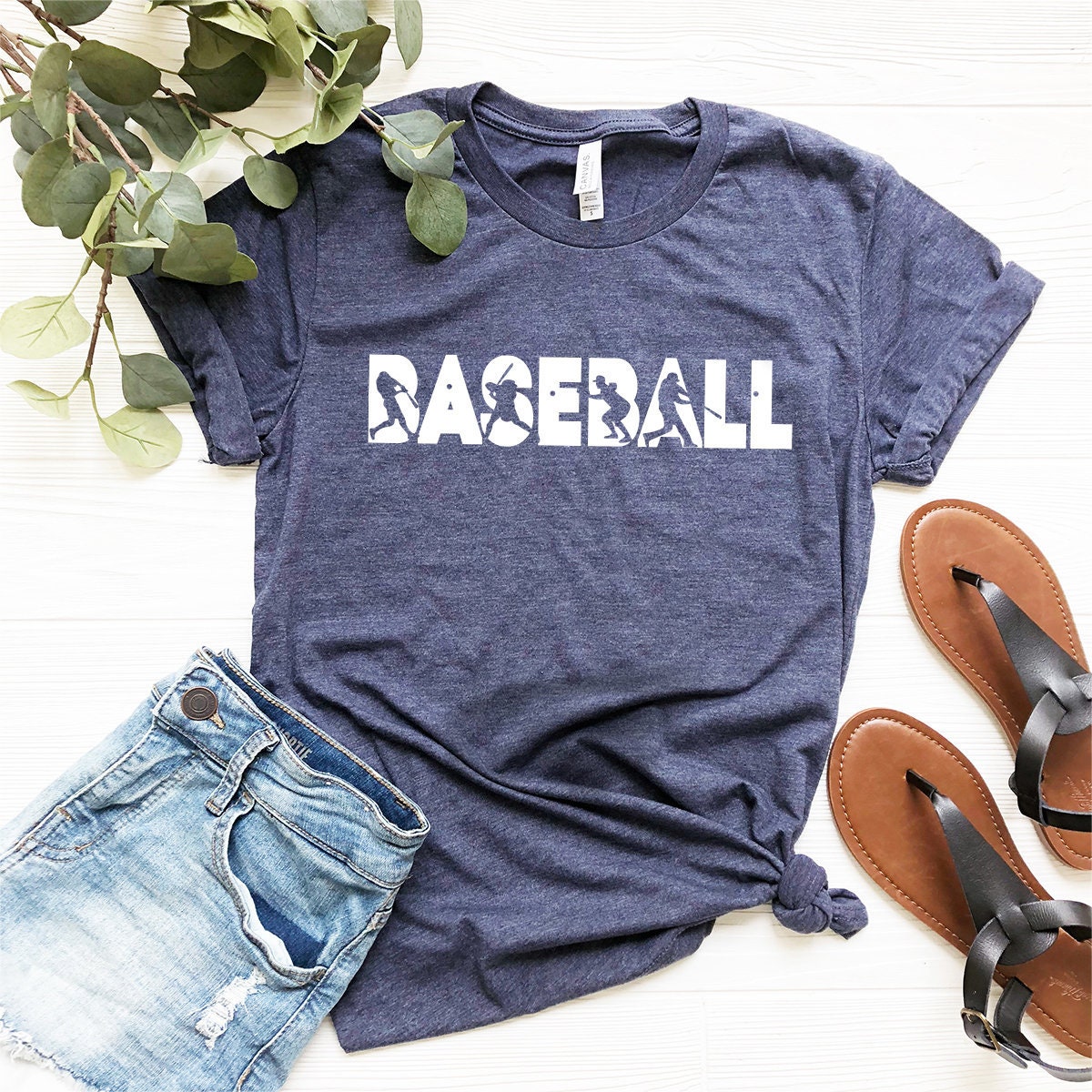 Mom Baseball Shirt, Women Baseball T-shirts, Gift For Baseball