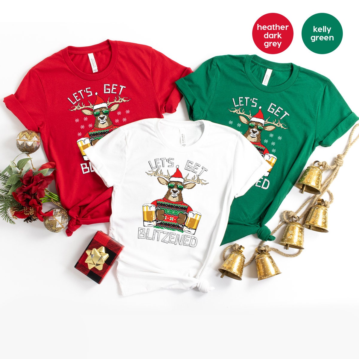 Funny Christmas Shirt, Funny Blitzen Shirt, Funny Reindeer Shirt, Beer Christmas Tee, Drinking Christmas Shirt, Holiday Party Shirt - Fastdeliverytees.com