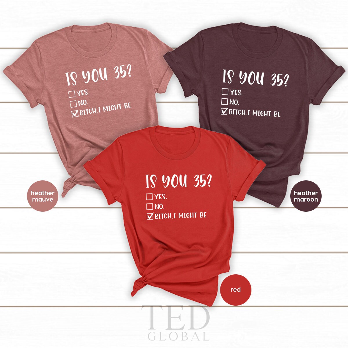 Is You 35 Shirt, 35th Birthday Gift, 35th Birthday Shirt, 35 Year Old Shirt, 35th Birthday Party Tee, Funny 35th Birthday Shirts - Fastdeliverytees.com