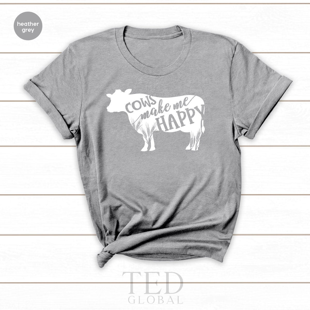 Funny Cow T-Shirt, Valentines Day Cow Lover Gift, Funny Farmer Sweater, Farming Gifts for Women, Barnyard Farm Tshirts, Animal Lover Gift White /