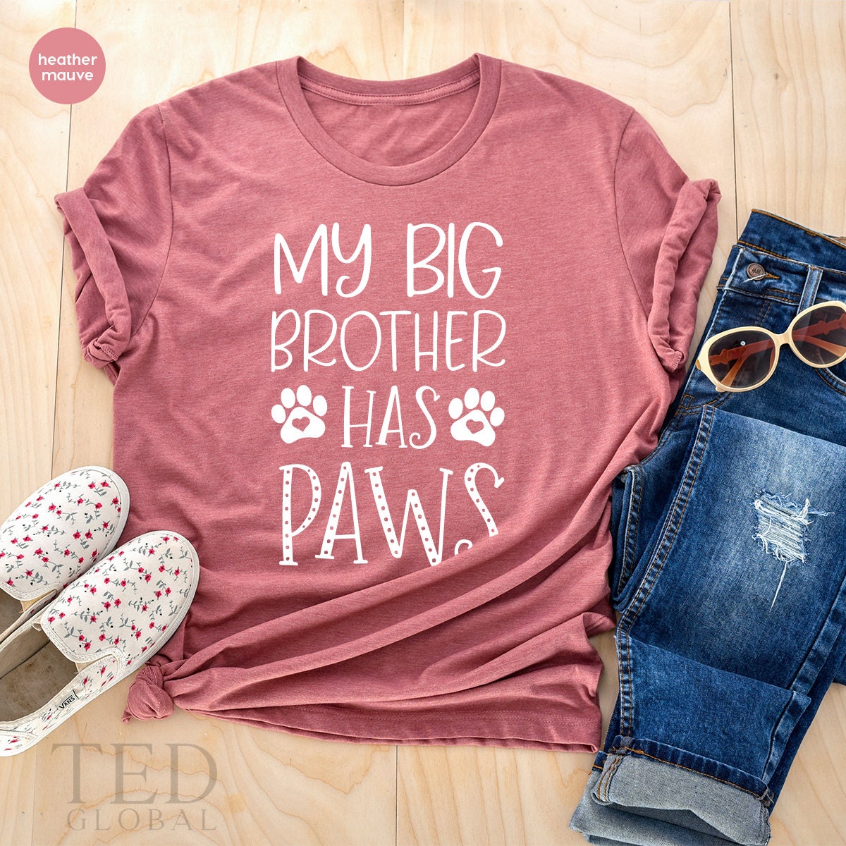 Dog Bodysuit, New Baby Gift, Dog Sibling Bodysuit, My Big Brother Has Paws, Dog Best Friend Bodysuit, Baby Shower Gift, Baby Announcement - Fastdeliverytees.com