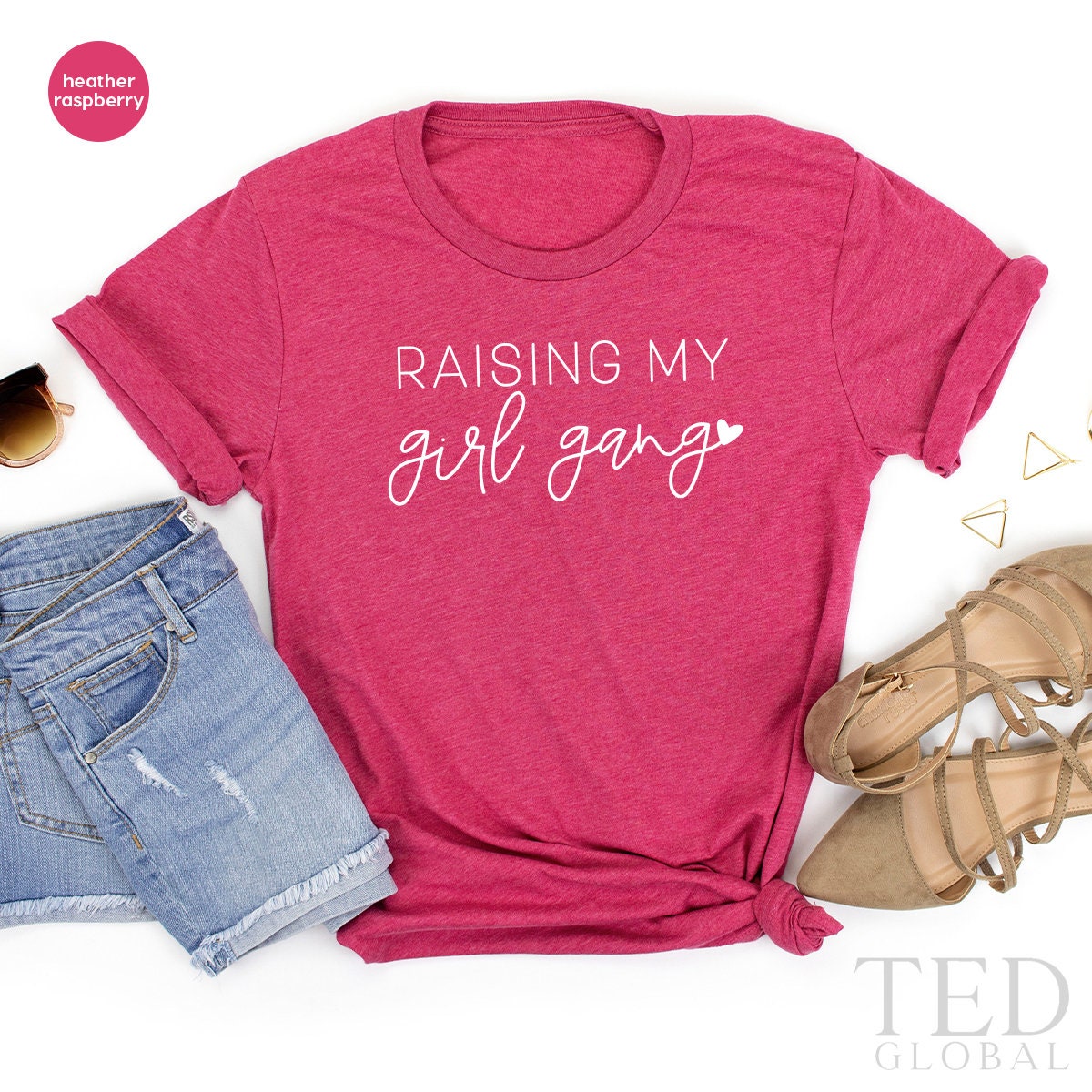 Girl Mom T Shirt,Mothers And Daughters T-Shirt,Raising My Girl Gang Shirt,Mothers Day Gift,Motherhoods Clothing,Mom Life Tee,Cute Mama Shirt - Fastdeliverytees.com