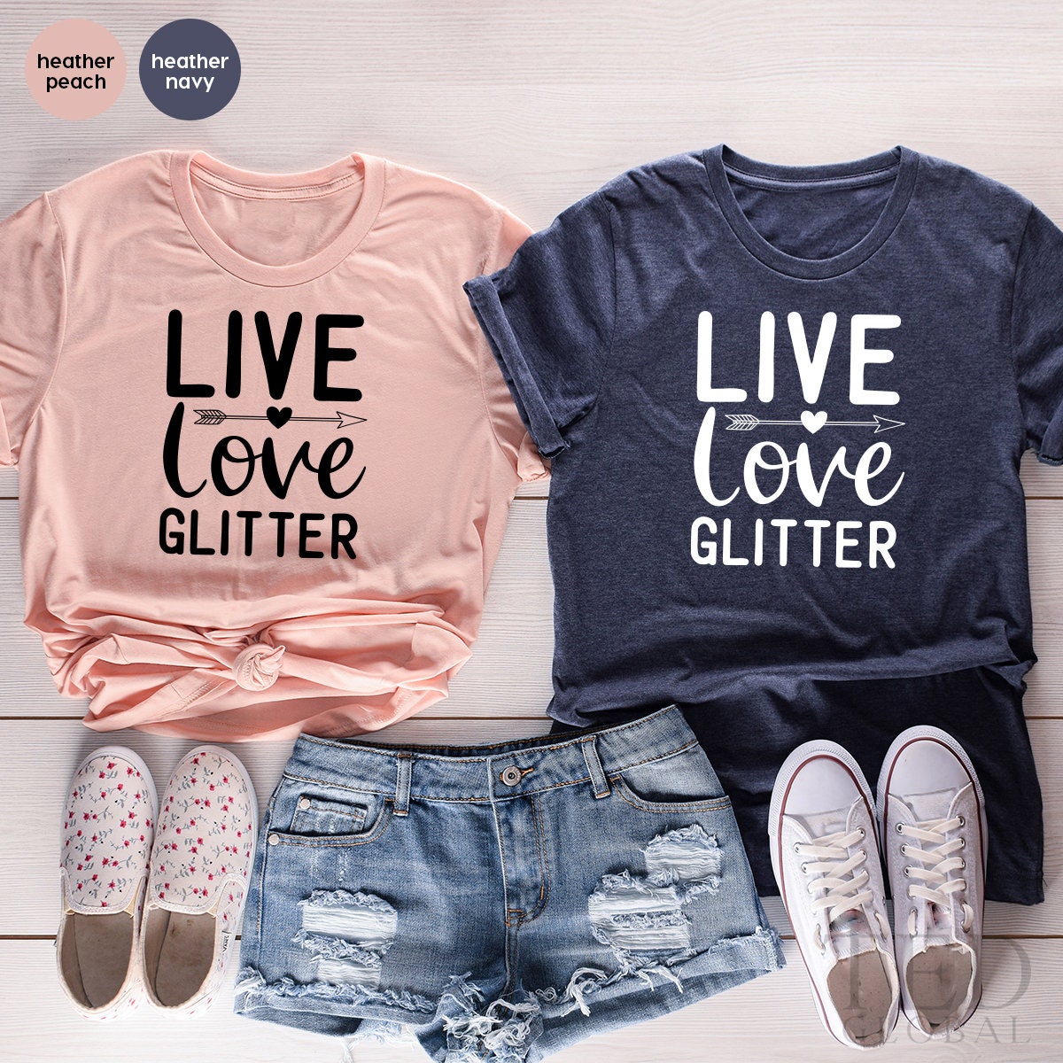 Cute Love T-Shirt, Newlywed TShirt, Glitter Shirt, Gift For Girlfriend, Best Friend Gift, Mental Health Shirt, Ladies Shirt, Self Love Tees - Fastdeliverytees.com