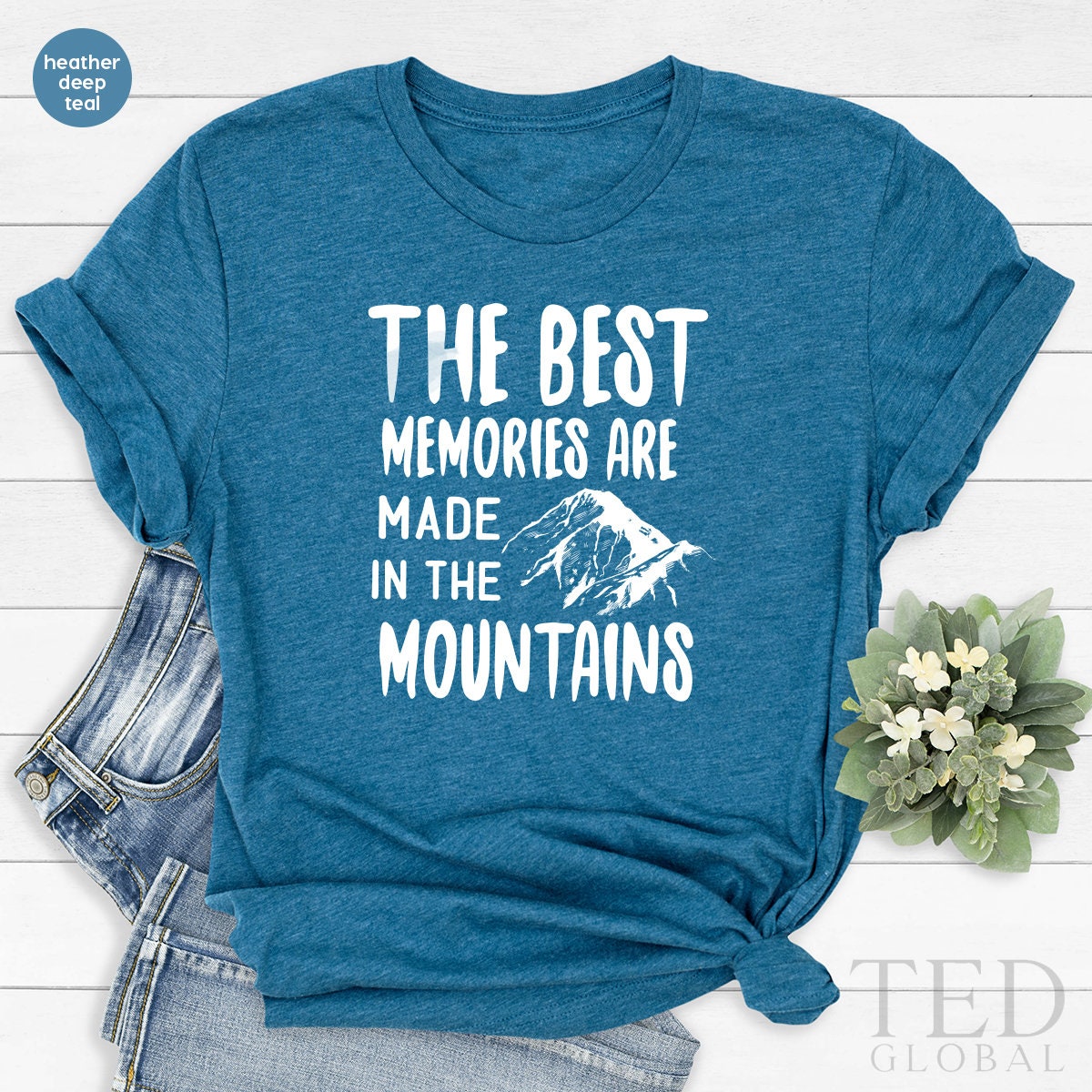 Mountains T Shirt, Adventure T-Shirt, Hiker Friends TShirt, Best Memories Shirt, Hiking Shirt, Gift For Travel Lover, Mens Trip Tees - Fastdeliverytees.com