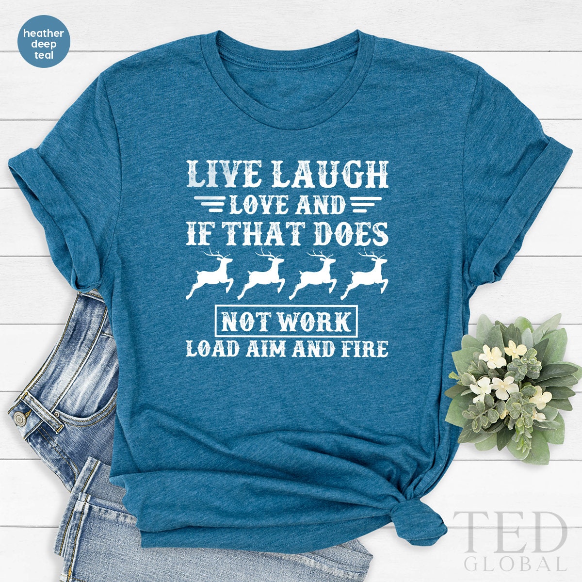Funny Hunting T Shirt, Camping TShirt, Gift For Hiker, Hiking Shirt, A –