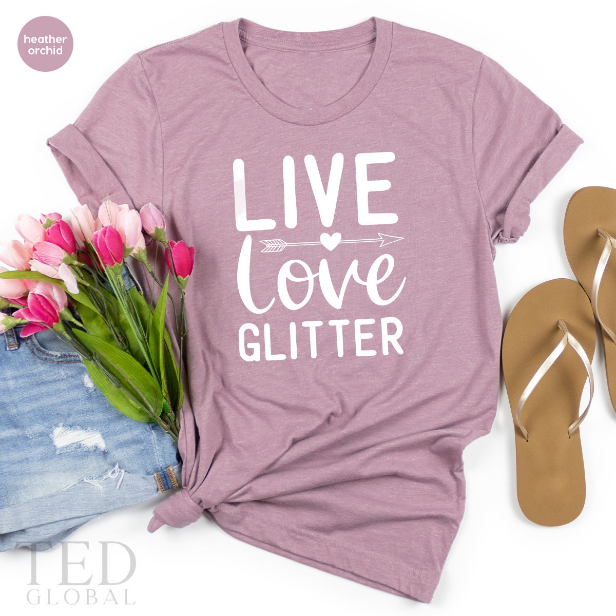 Cute Love T-Shirt, Newlywed TShirt, Glitter Shirt, Gift For Girlfriend, Best Friend Gift, Mental Health Shirt, Ladies Shirt, Self Love Tees - Fastdeliverytees.com