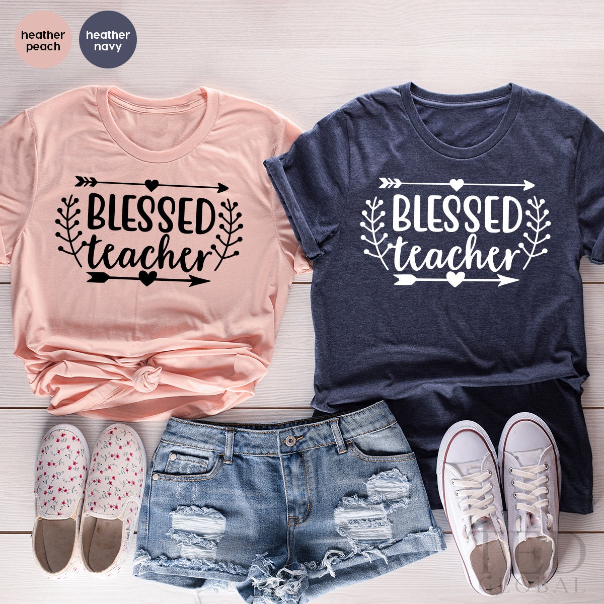 Teacher TShirt, Gift For Teachers, Elementary Teacher T-Shirts, Blessed Teacher Shirt, Educators T Shirt, Kindergarten Teacher Tees - Fastdeliverytees.com