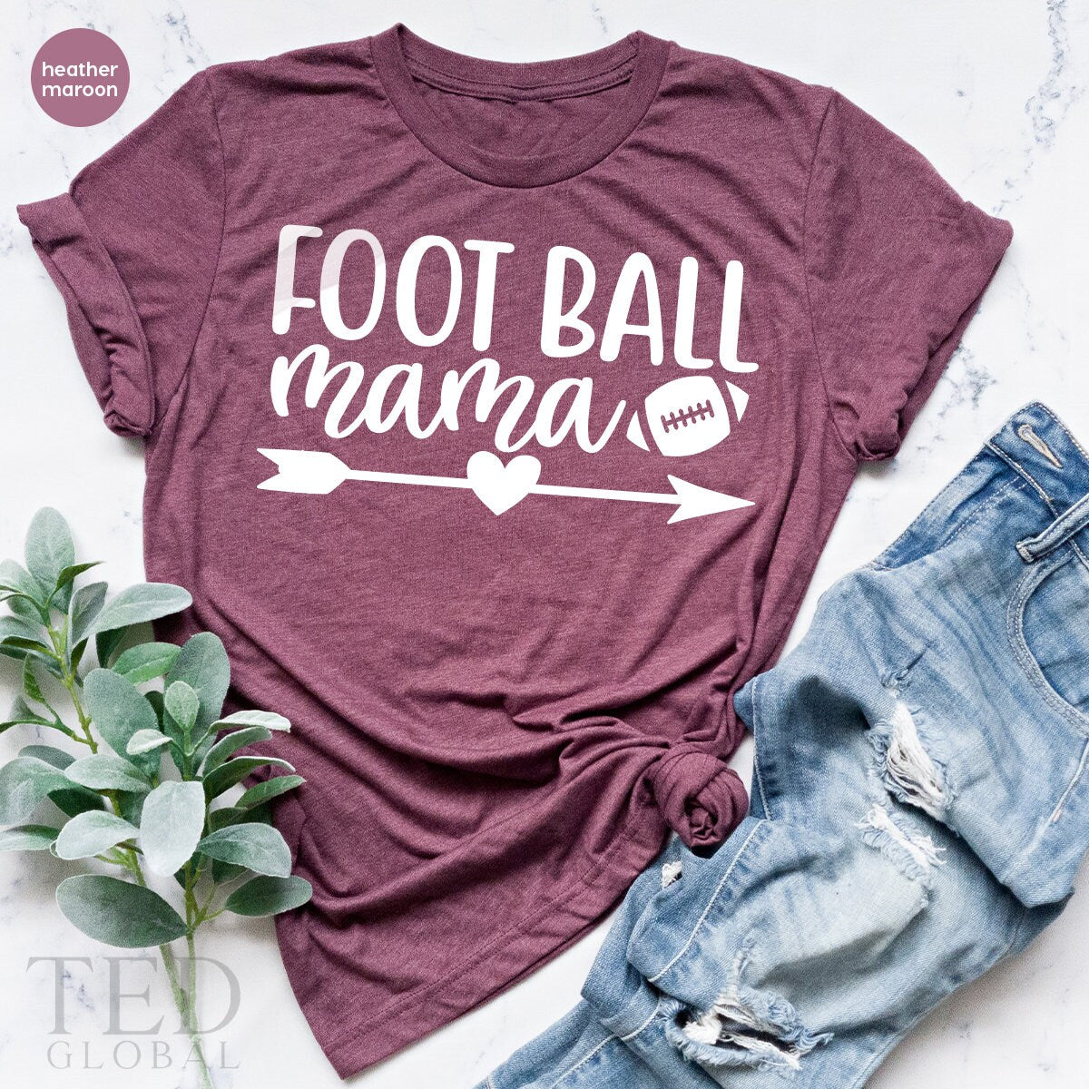 Football Mom Sports T-Shirt