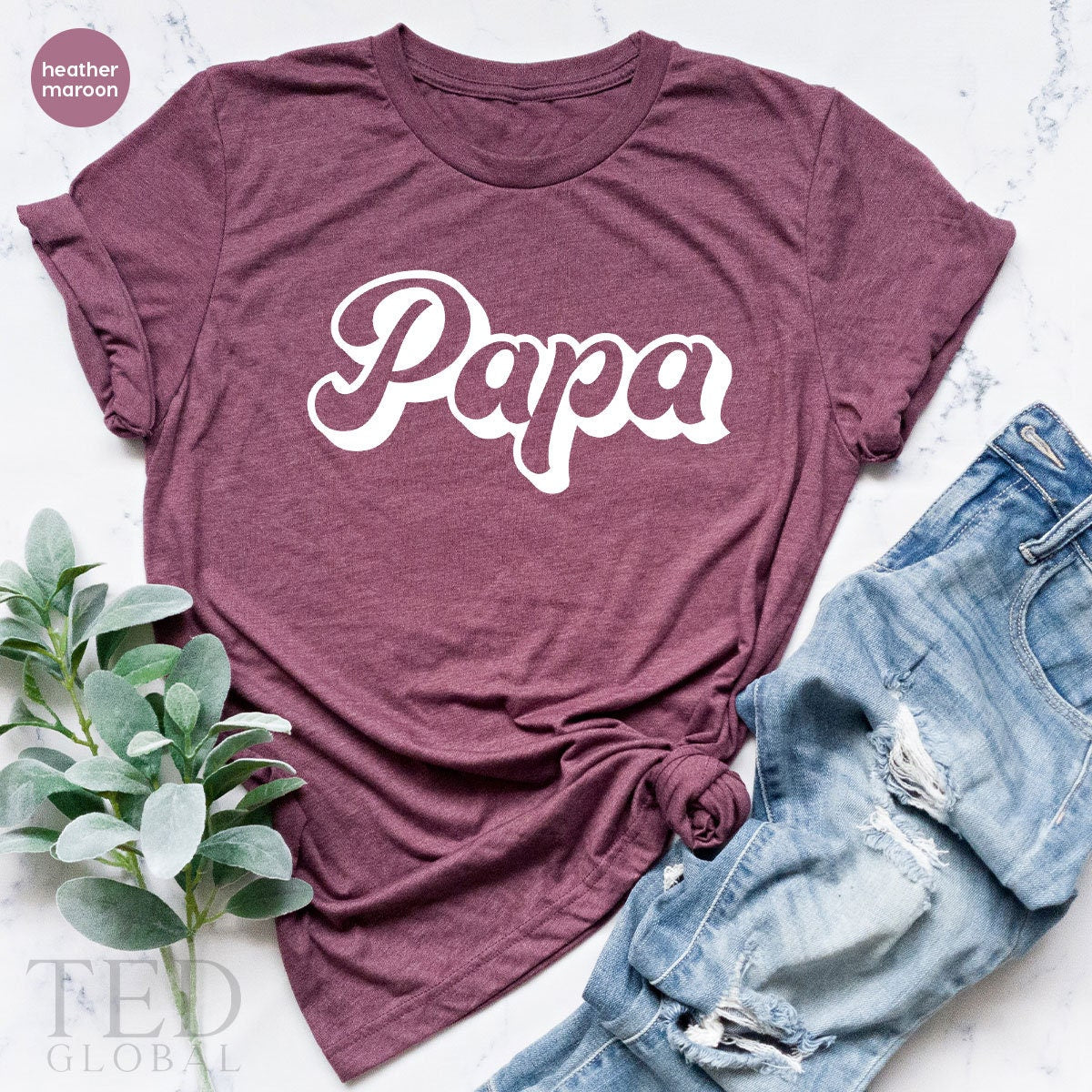 Retro Papa Shirt, Best Papa T Shirt, Gift For Grandpa, Papaw T-Shirt, Shirt For Granddad, Grandfather T-Shirt, Gift For Papa - Fastdeliverytees.com