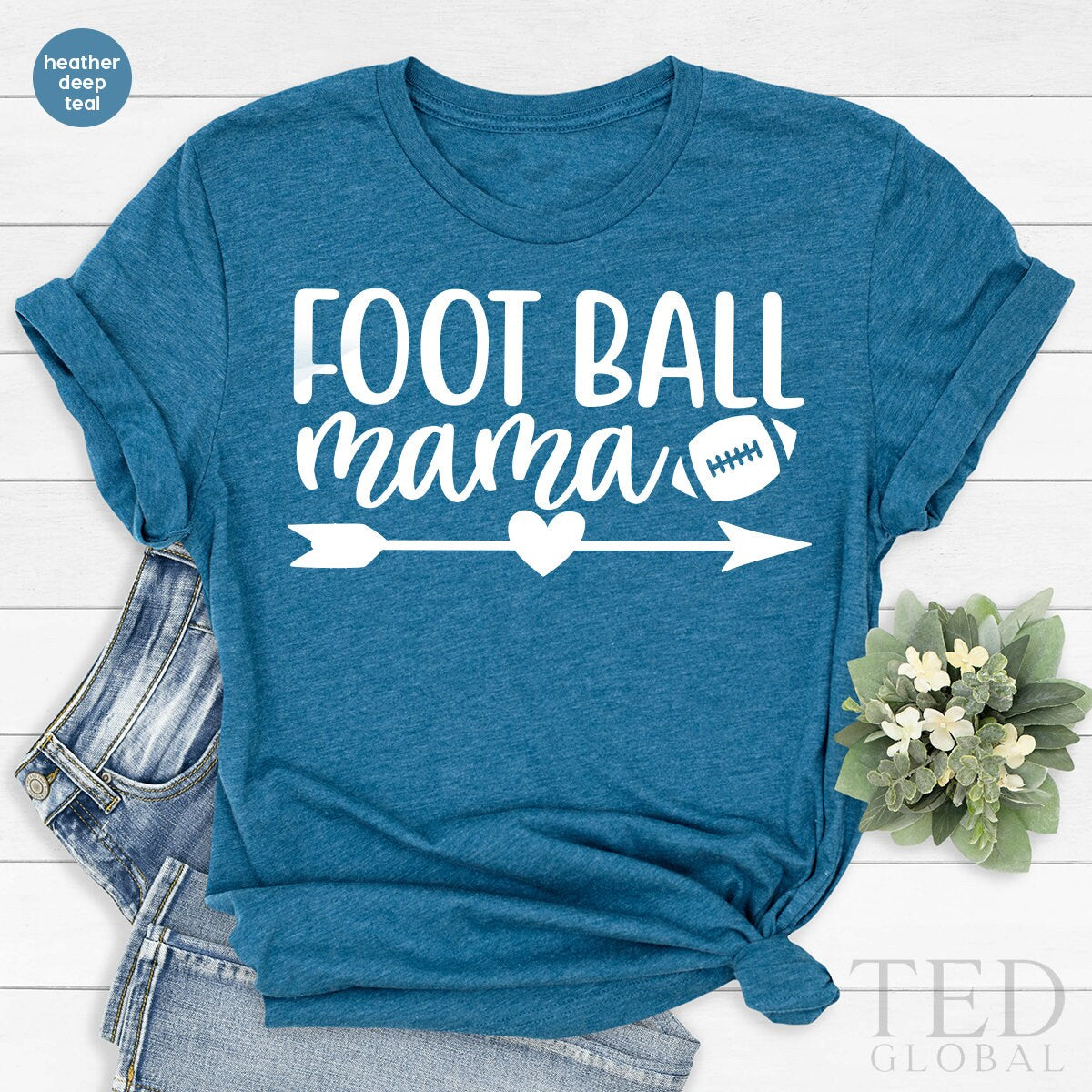 Football Mom TShirts, Football Mama T Shirt, Game Days Shirt, Cheer Mom Shirt, Football Team Shirt, Sports Mom Shirt, American Football Tee - Fastdeliverytees.com