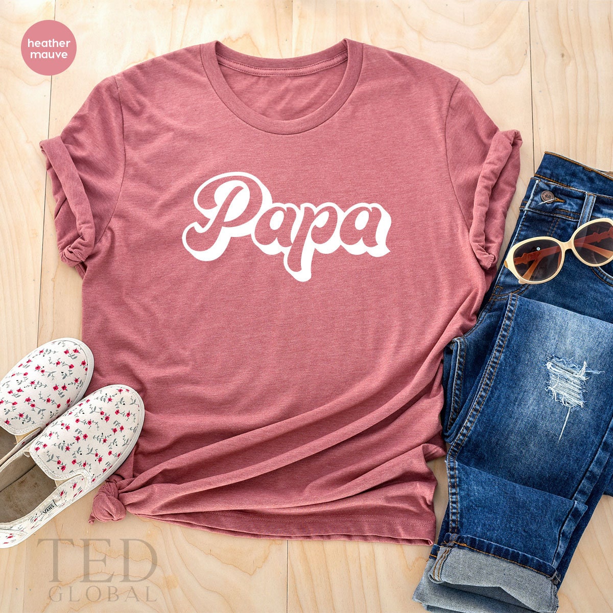 Retro Papa Shirt, Best Papa T Shirt, Gift For Grandpa, Papaw T-Shirt, Shirt For Granddad, Grandfather T-Shirt, Gift For Papa - Fastdeliverytees.com