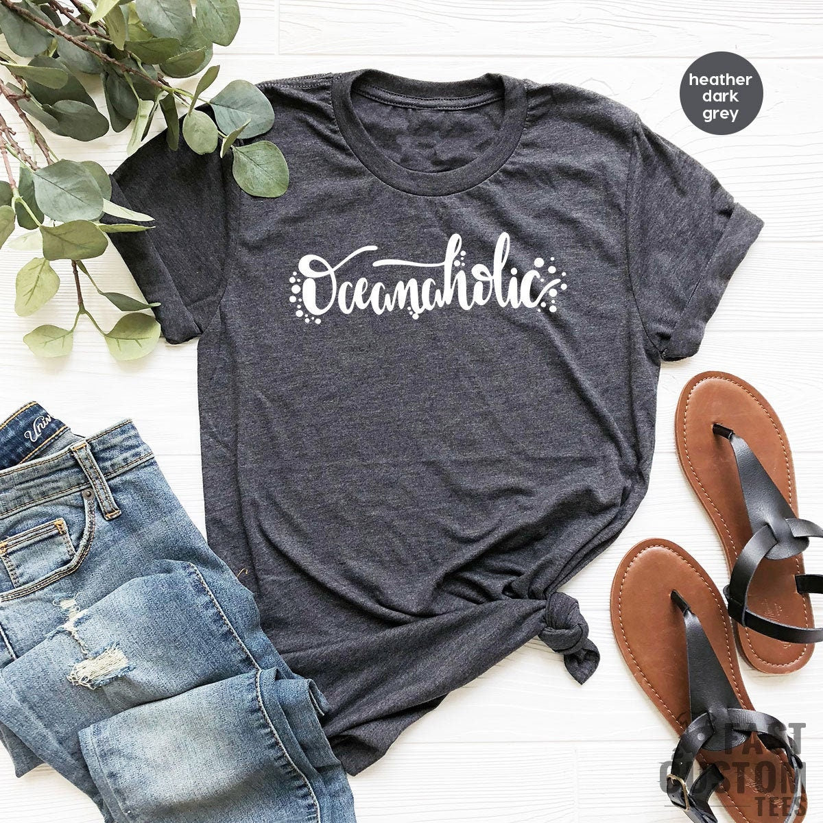 Ocean TShirt,  Oceanaholic Shirts, Funny Beach TShirt, Beach Tank Tops, Beach Vibes Shirt, Vacation TShirt, Summer Shirts, Summer Tee - Fastdeliverytees.com