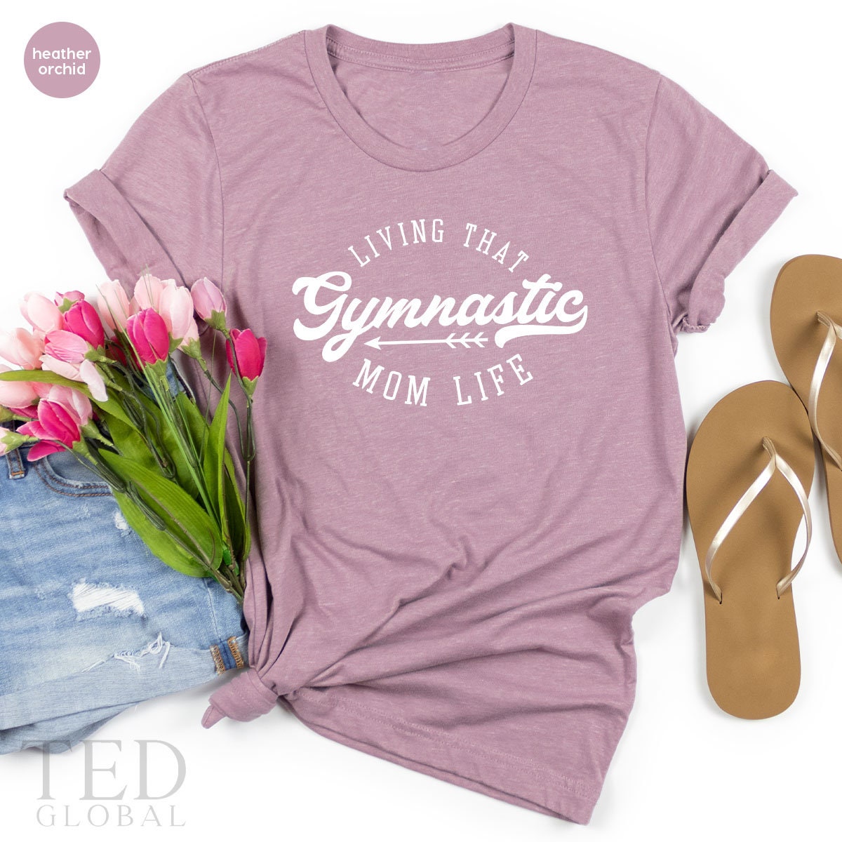 Gymnastic Mom TShirt, Gymnastics Mama Tee, Mothers Day Gift, Living That Gymnastic, Gymnastic Gift, Dance Mommy TShirt, Gymnast Shirt - Fastdeliverytees.com