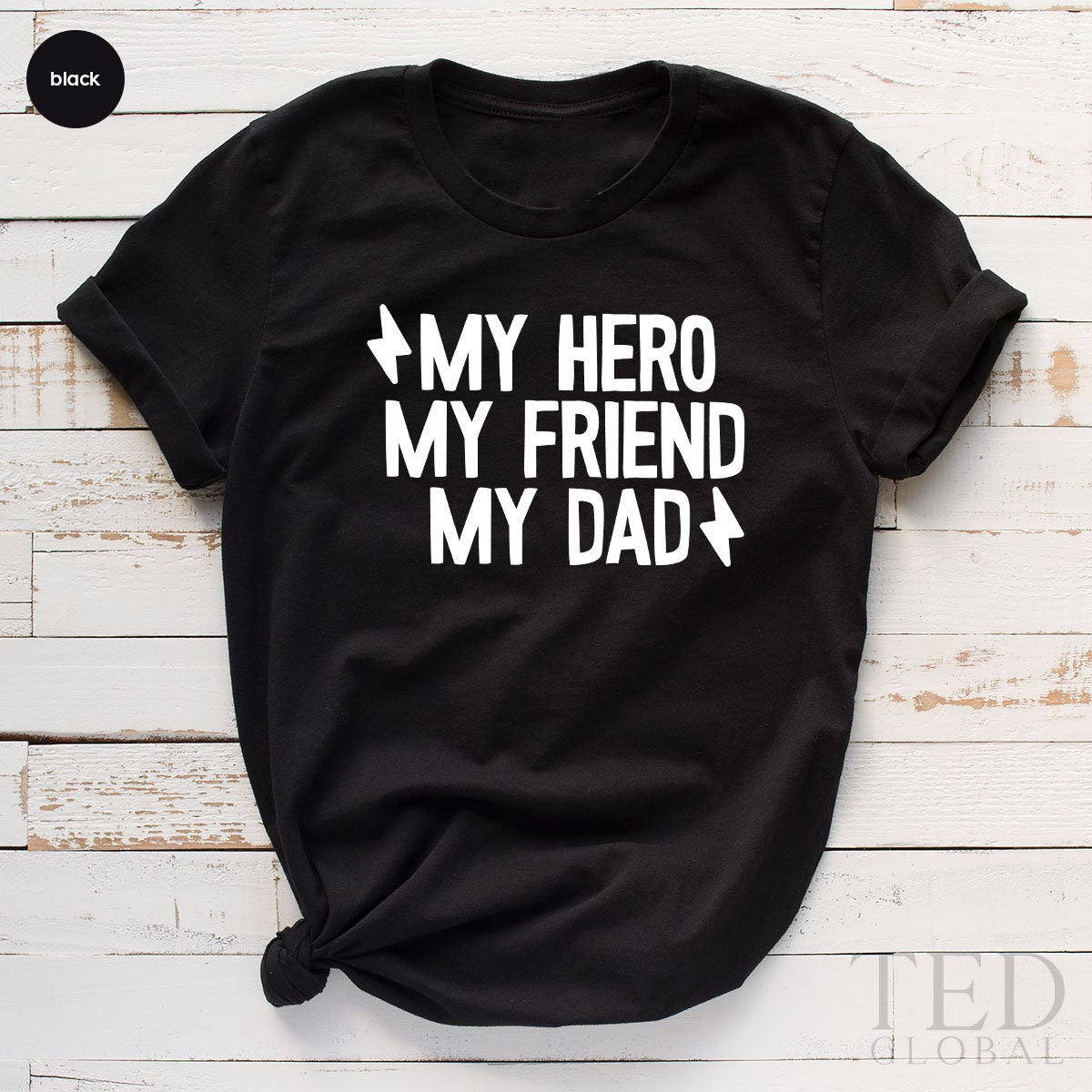 Dad Shirt, Daddy TShirt, Fathers Day Gift, Hero Dad Shirt, Super Daddy T Shirt, Best Papa Tee, My Hero My Friend My Dad , Gift From Kids - Fastdeliverytees.com