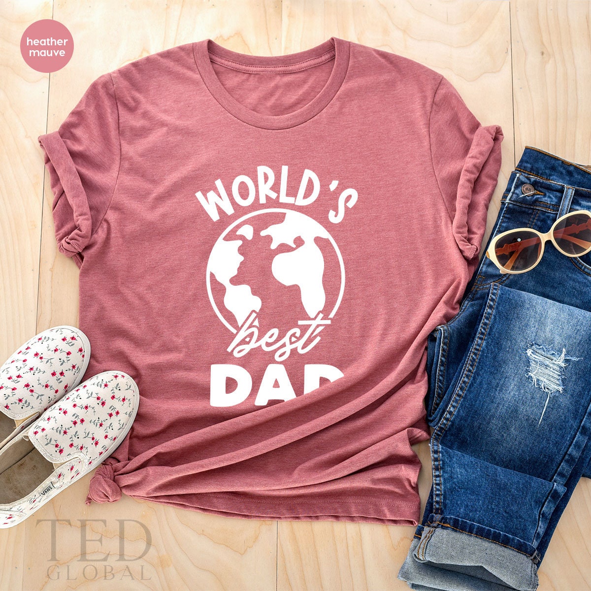 Worlds Best Dad Shirt, Best Dad Shirt, Fathers Day T Shirt, Cool Father Shirt, Super Father Shirt, Funny Daddy TShirt, Gift For Father - Fastdeliverytees.com