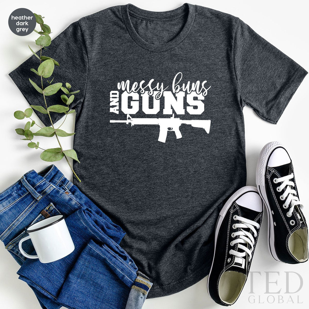 Messy Buns And Guns Shirt, Patriotic Shirt, 2nd Amendment Shirt, Second Amendment Shirt, Gun Shirt For Women,4th Of July, Independence Day - Fastdeliverytees.com