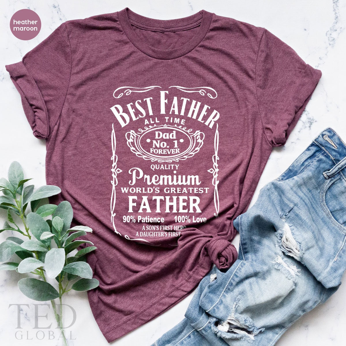 Best Father Shirt, Fathers Day Tee, Dad Shirt, Daddy T Shirt, Gifts For Dad, Worlds Greatest Father Shirt, Fathers Day Gift - Fastdeliverytees.com