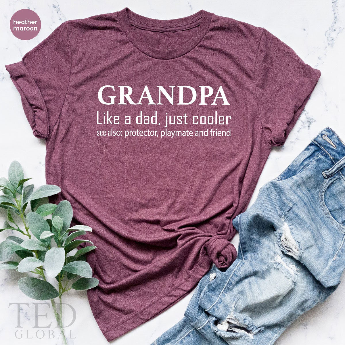 Grandpa Shirt, Like Dad Just Cooler Shirt, Grandpa Fathers Day Gift, Grandad Shirt, Papa Shirts, Funny Grandpa Shirt, Grandpa Gifts - Fastdeliverytees.com