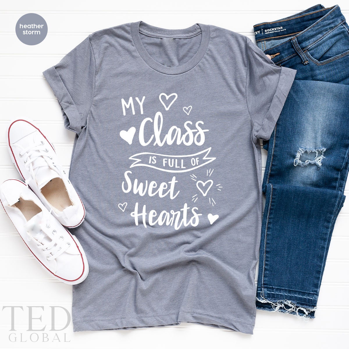 My Class Full Of Sweet Hearts Shirt, Cute Teacher Shirt, Kindergarten Teacher Shirt,  Teacher Shirt, Teacher Appreciation, Gift For Teacher - Fastdeliverytees.com