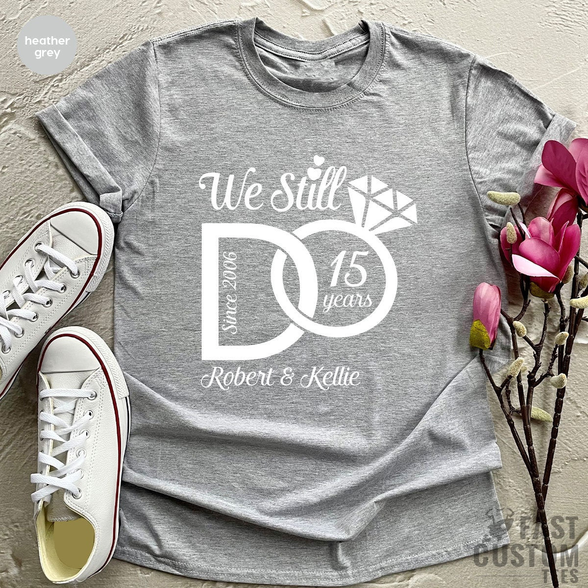 Custom Anniversary Shirt, Custom Anniversary Gift, Anniversary Gift for Wife, Anniversary Gift, Custom Wedding Shirt, Couples Matching Shirt