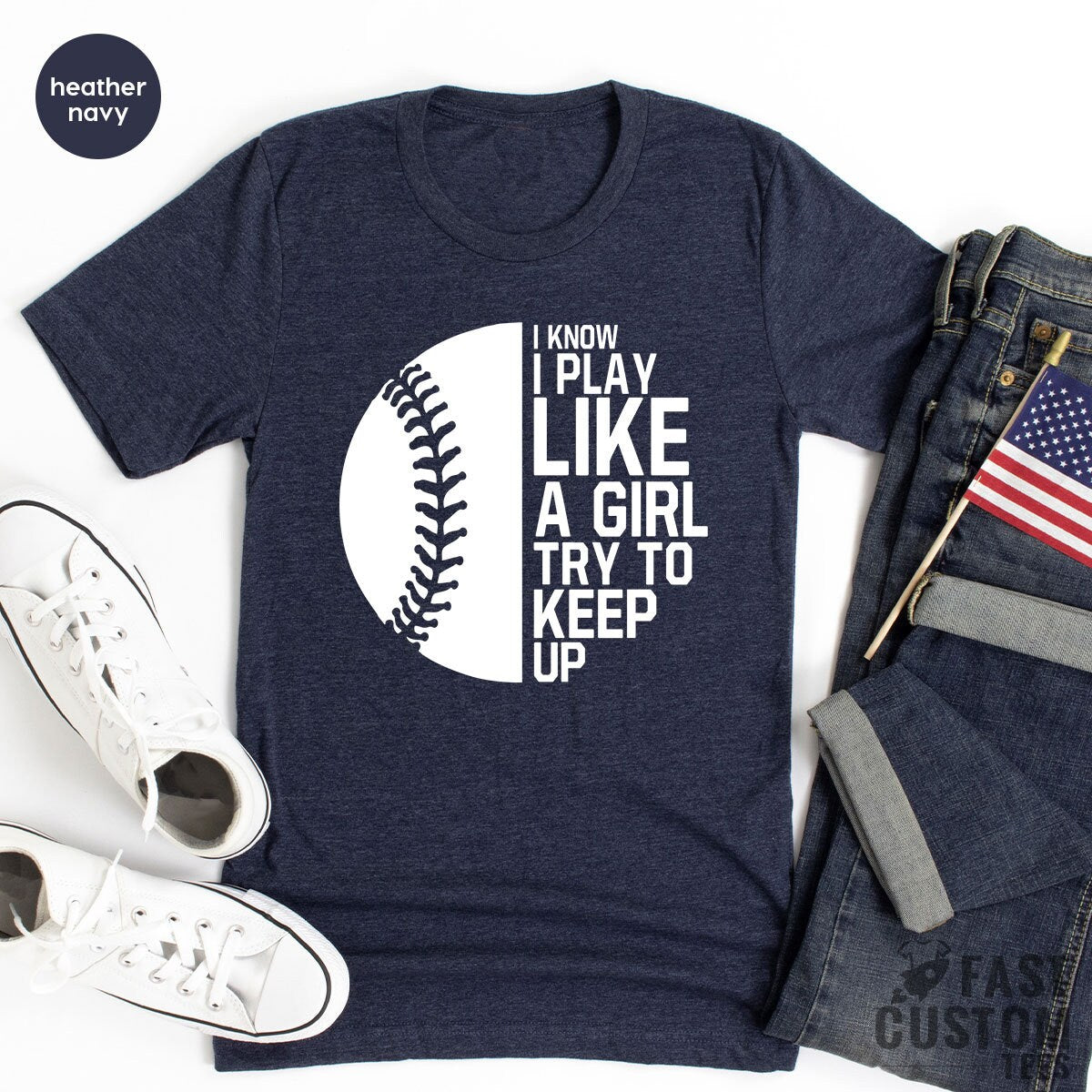 Funny Baseball Shirt, Funny Softball Shirt, Baseball Tshirt, Softball Shirt, Game Day Shirt, Baseball Fan Shirt, Play Like A Girl