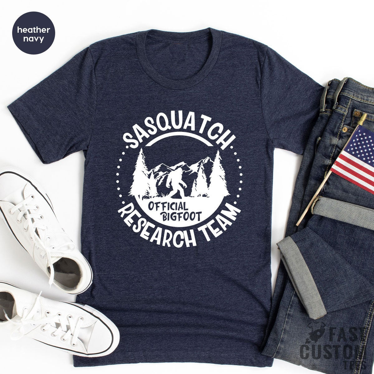 Funny Bigfoot Hunter Shirt, Sasquatch Research Team Official Bigfoot Shirt,  Finding Bigfoot Shirt, Scary Monster Tee