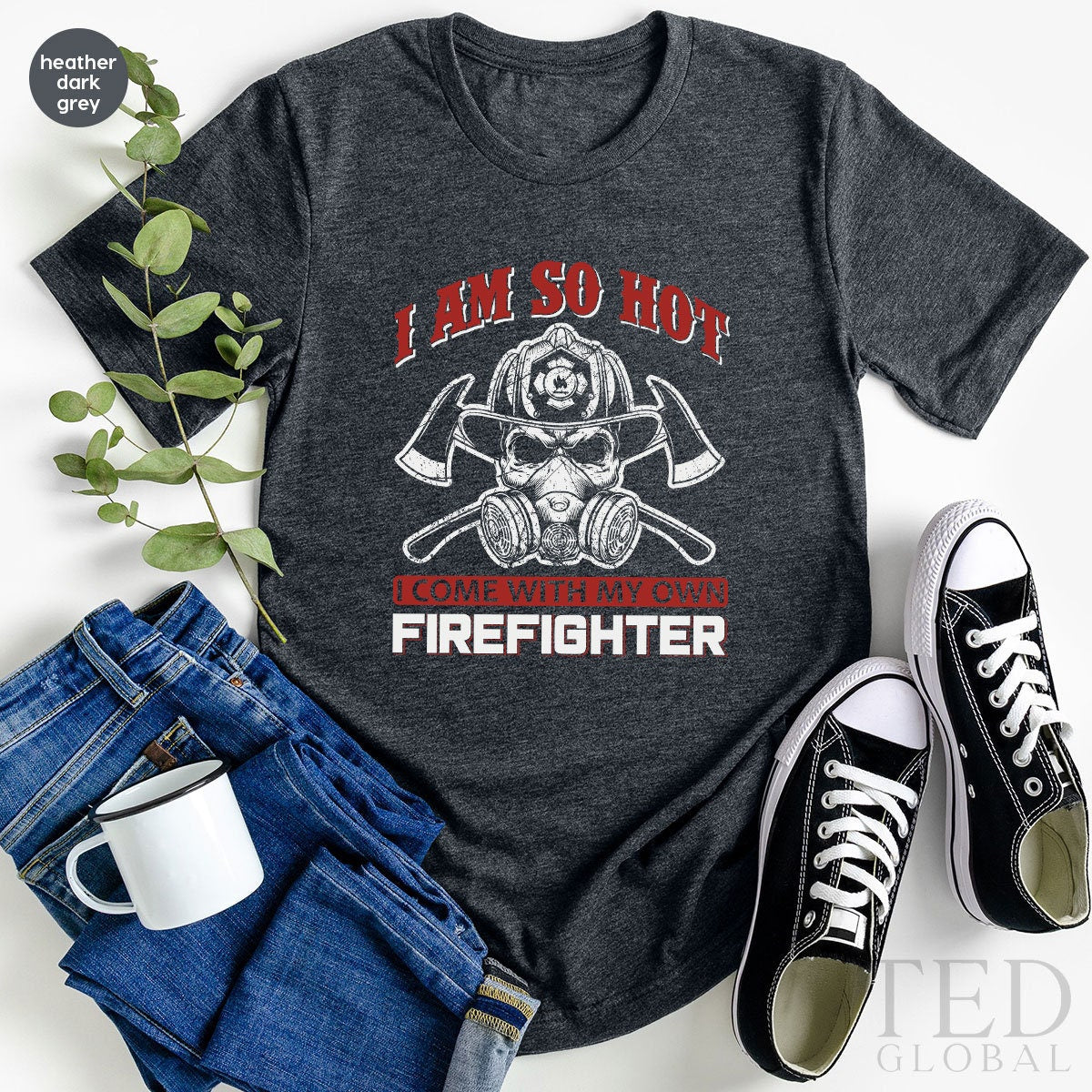 Firefighter Shirt, Fire Department T-Shirt, Fireman T Shirt, Firefighter Shirts, First Responder Tee, Fireman Life T-Shirt, Gift For Fireman - Fastdeliverytees.com