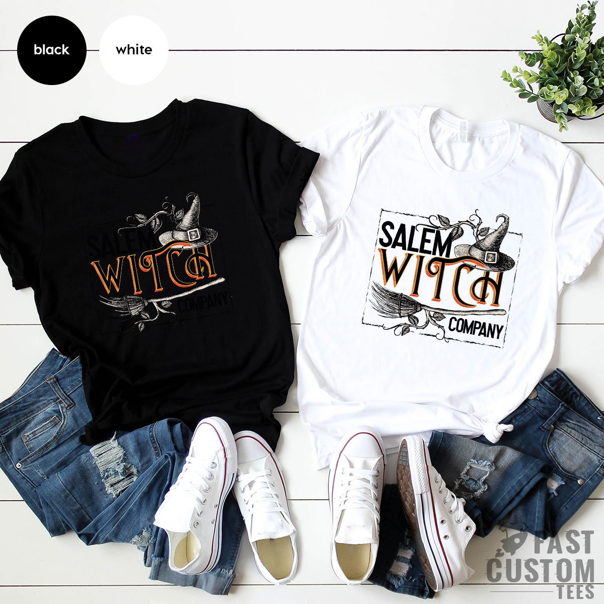 Salem Witch Shirt, Halloween Shirt, Funny Witchy T Shirt, Fall Shirts For Women, Witch Sisters Gift, Halloween Party TShirt, Autumn T-Shirt - Fastdeliverytees.com