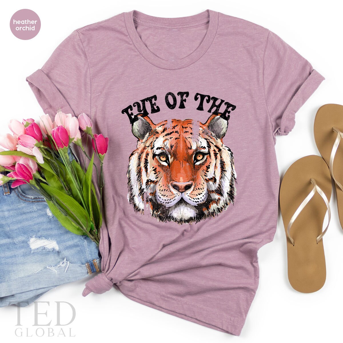 Cute Animal Shirt, Animal Lover T Shirt, Tiger T Shirt, Eye Of The Big Cat Shirts, Big Cat Lover Tee,  Tiger Owner T-Shirt, Gift For Tiger - Fastdeliverytees.com