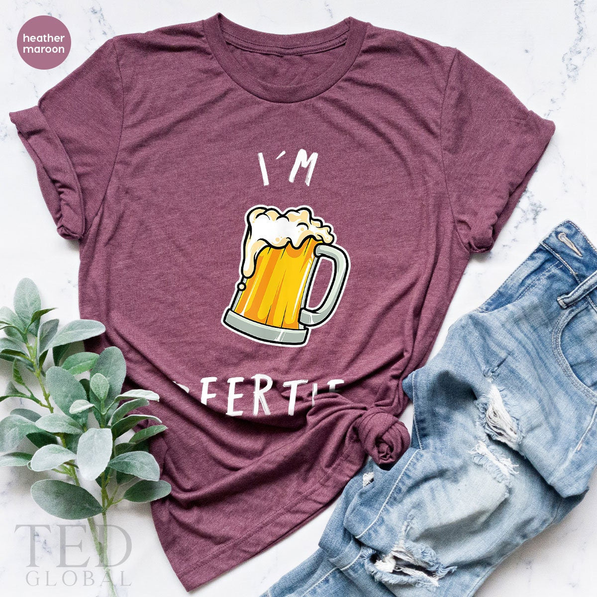 Cute Drinker T-Shirt, I'm Beertiful T Shirt, Beer Lover Tee, Drinking Day Shirts, Weekend Party Shirt, Funny Alcohol TShirt, Gift For Barmen - Fastdeliverytees.com