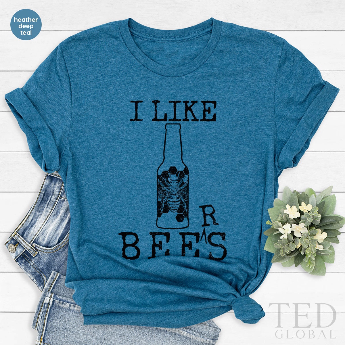 Cute Alcohol T-Shirt, I Like Beer T Shirt, Beer Lover Tee, Funny Bartender Shirts, Drinking Party Shirt, Alcohol Lover TShirt, Gift For Her - Fastdeliverytees.com