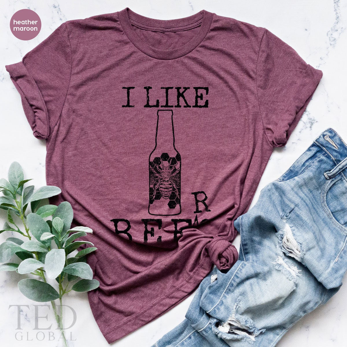 Cute Alcohol T-Shirt, I Like Beer T Shirt, Beer Lover Tee, Funny Bartender Shirts, Drinking Party Shirt, Alcohol Lover TShirt, Gift For Her - Fastdeliverytees.com