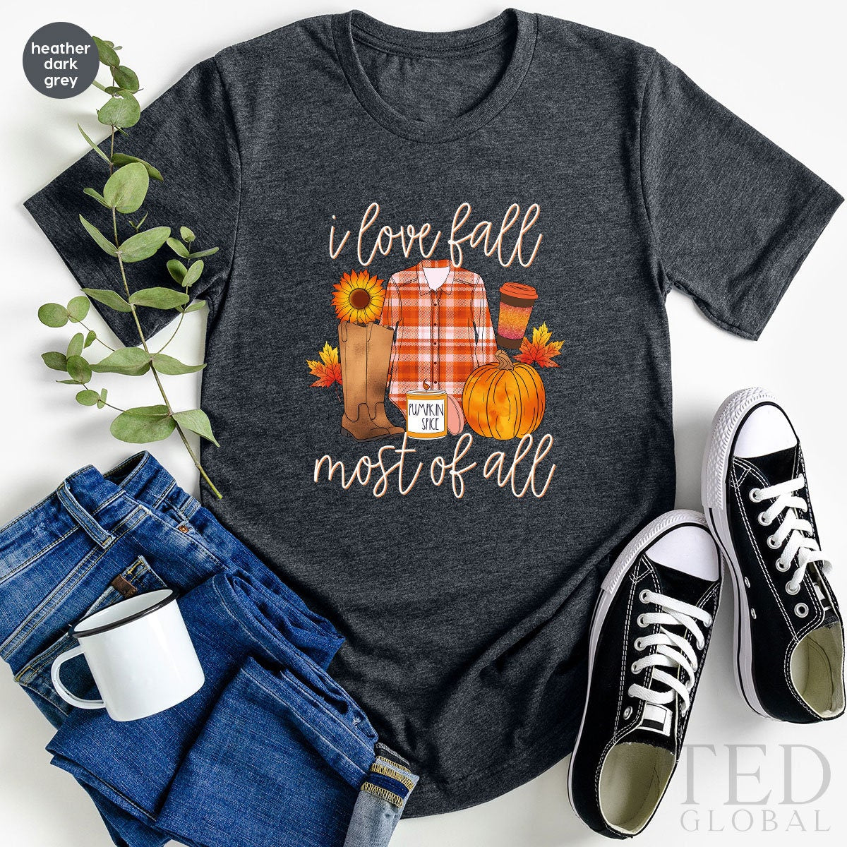 Cute Fall Shirt, I Love Fall T Shirt, Pumpkin Season T Shirt, Most Of All Shirts, Autumn Tee, Autumn Breezes T-Shirt, Family Fall Gift - Fastdeliverytees.com