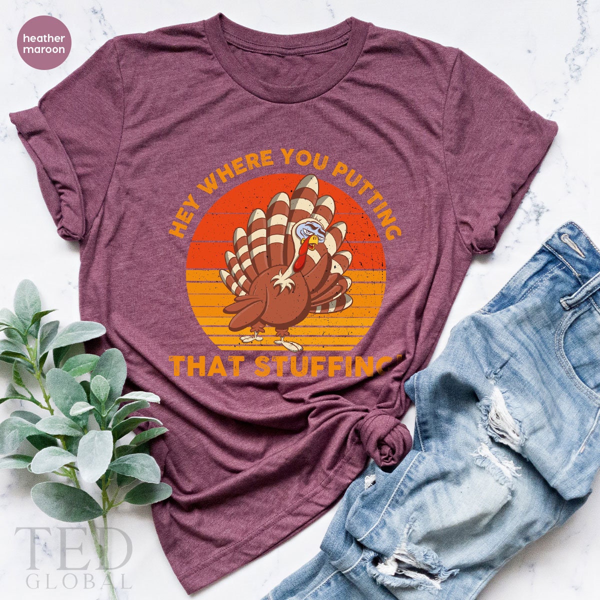 Family Thanksgiving T-Shirt, Hey Where You Putting That Stuffing T Shirt, Wine Turkey Family Shirts, Turkey TShirt, Gift For Thanksgiving - Fastdeliverytees.com