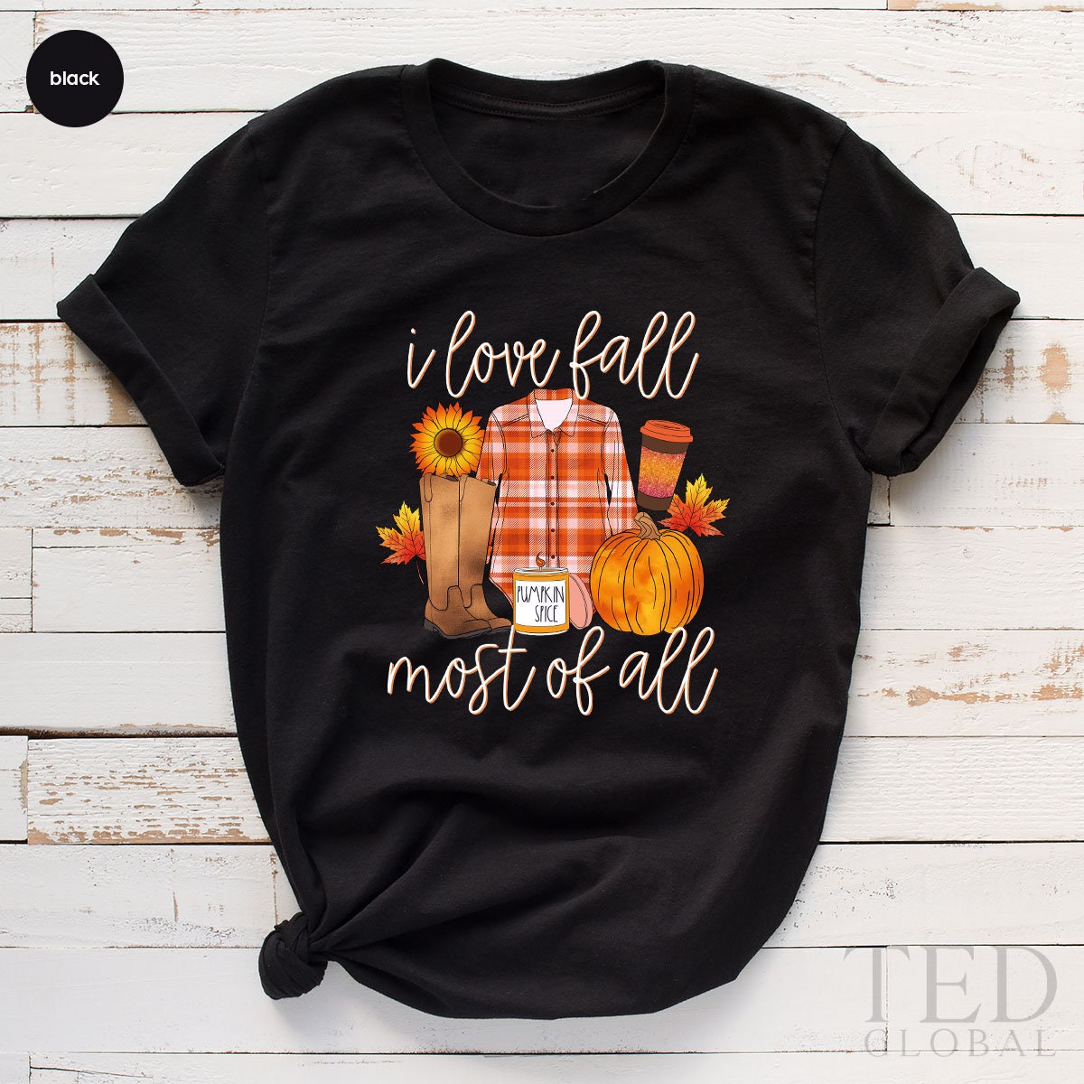 Cute Fall Shirt, I Love Fall T Shirt, Pumpkin Season T Shirt, Most Of All Shirts, Autumn Tee, Autumn Breezes T-Shirt, Family Fall Gift - Fastdeliverytees.com