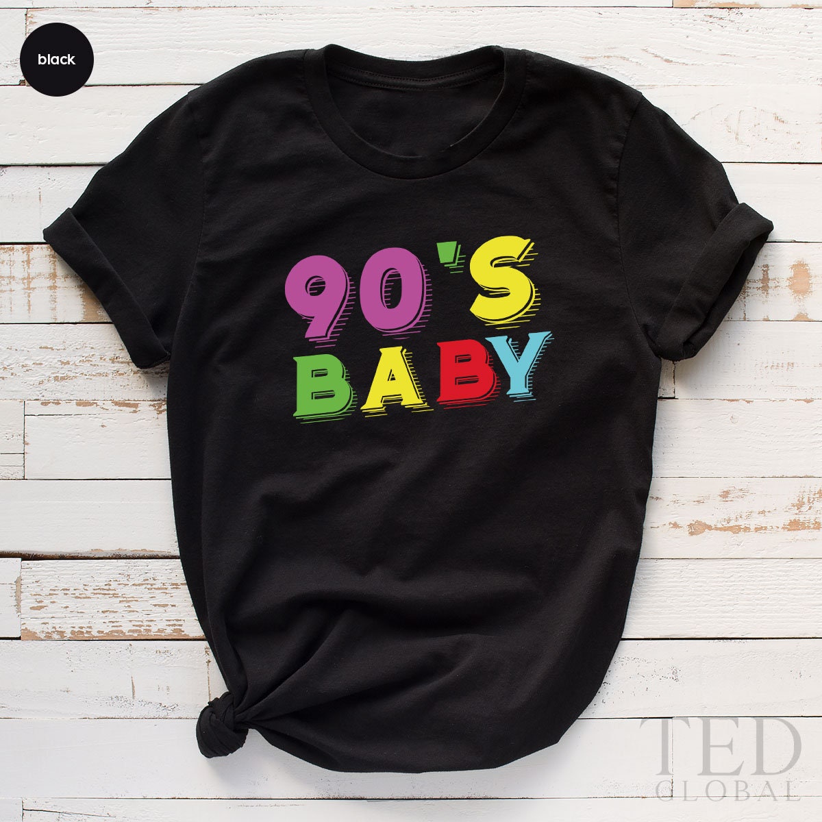 Cute 90 s Baby T Shirt Vintage TShirt Color Revel 90 s Baby