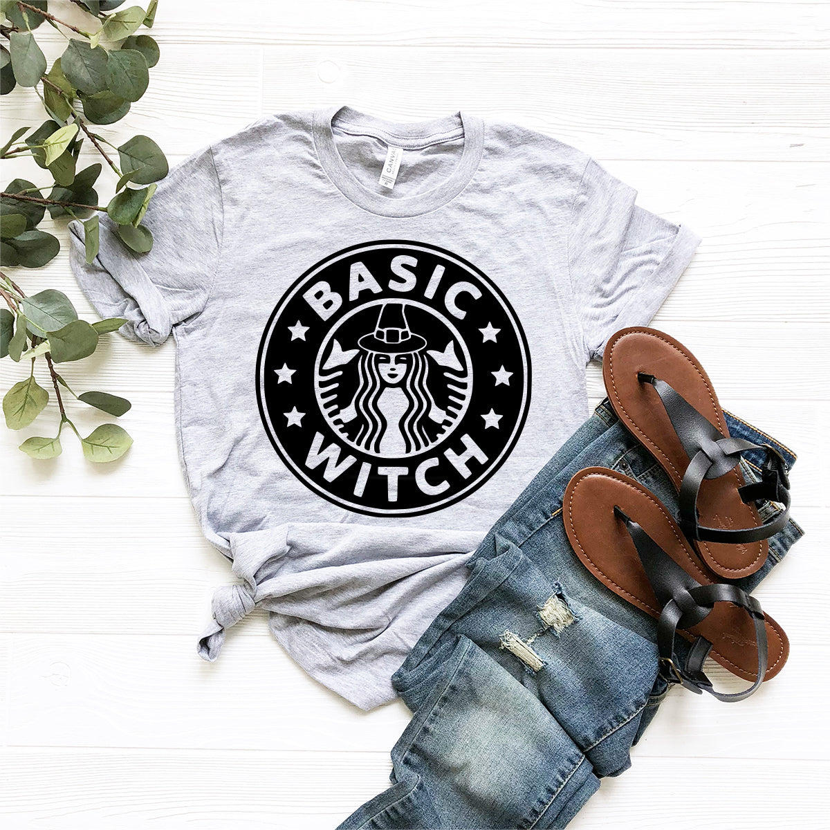 basic witch shirt starbucks